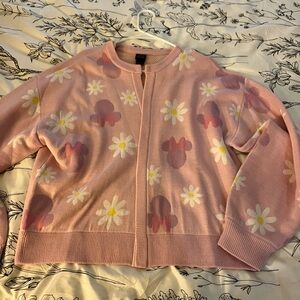 Disney Minnie Mouse flower pink cardigan
